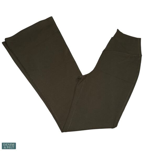 Halara Crossover High-Waisted Flare Yoga Pants Forest Night Small NEW/NWT!! - Picture 7 of 11